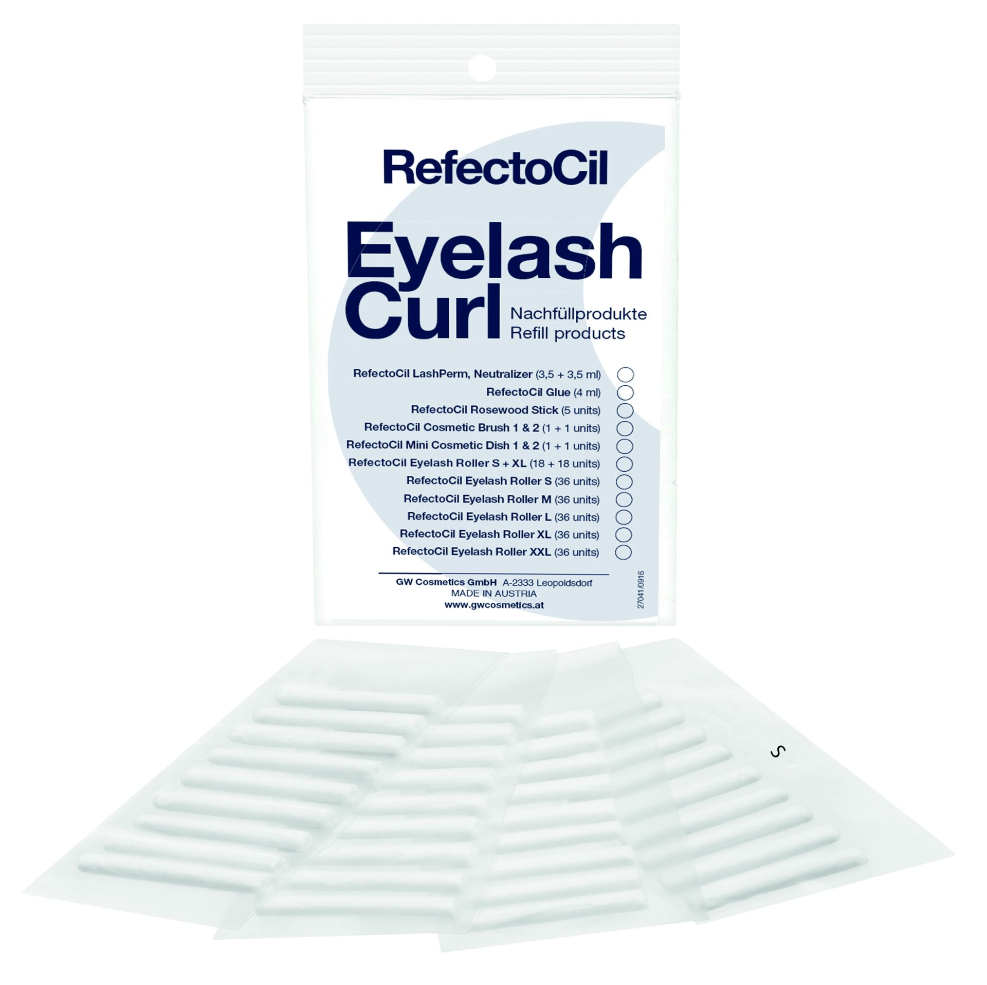 RefectoCil EyeLash Curl Rollers natáčky na riasy M (36ks)