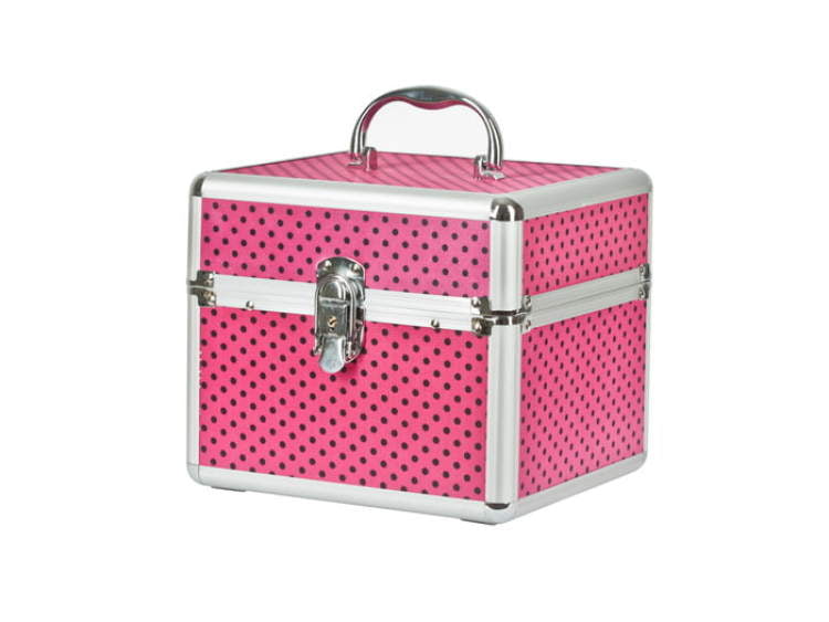 Kozmetický kufrík ružový s bodkami NeoNail®