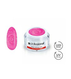 Farebný LED-UV gél 5ml Professionail Neon Glitter Pink