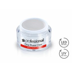 LED-UV Gél jednofázový číry 15ml Professionail™