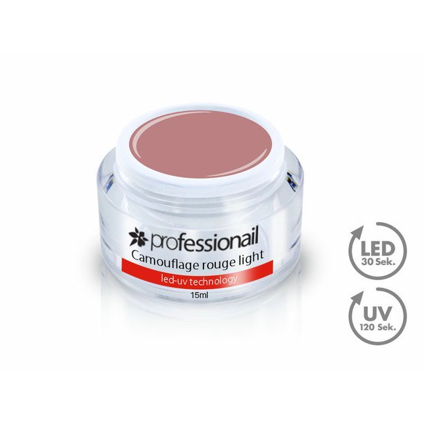 LED-UV Gél kamufláž ROUGE LIGHT 15ml Professionail™