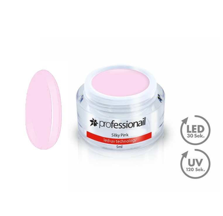 E-shop Farebný LED-UV gél 5ml Professionail Silky Pink