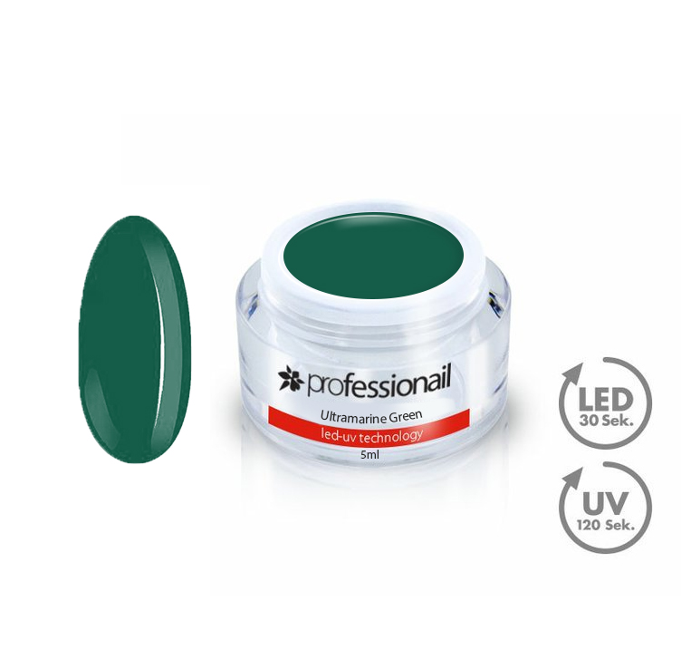 Farebný LED-UV gél 5ml Professionail™  Ultramarine Green