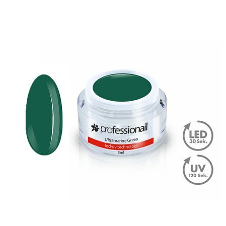 Farebný LED-UV gél 5ml Professionail™  Ultramarine Green