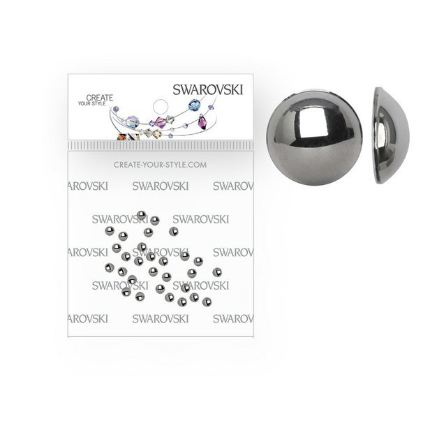 Swarovski® perly SS10 Light Chrome - 100 kusov