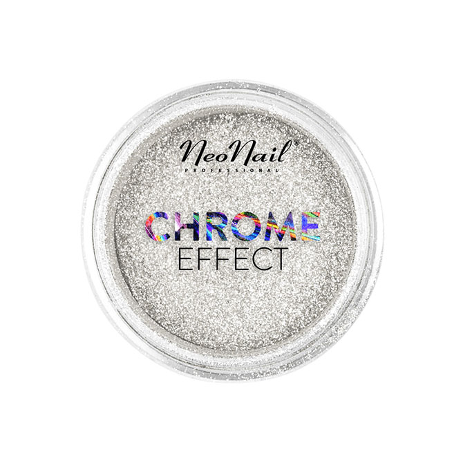 Leštiaci pigment NeoNail Chrome Efekt Silver 2g