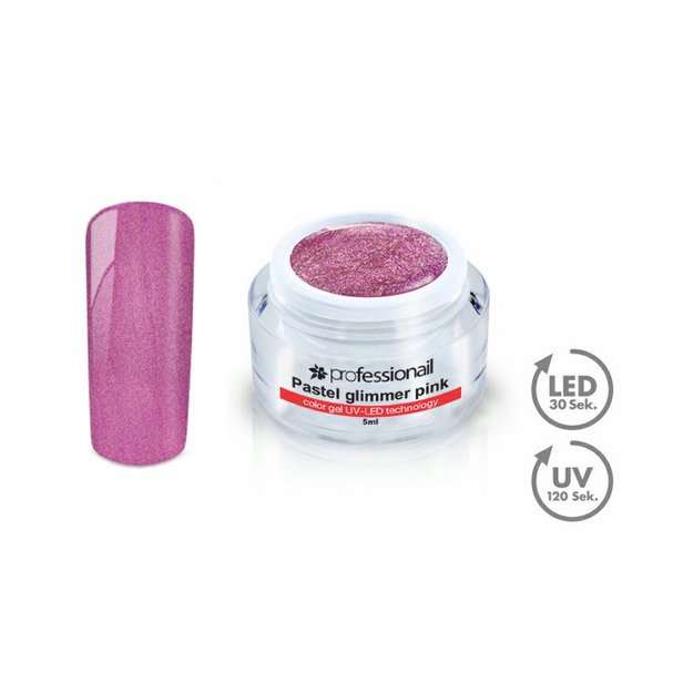 Pastelový LED-UV gél 5ml Professionail™ Gllimmer Pink