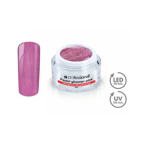 Pastelový LED-UV gél 5ml Professionail™ Gllimmer Pink