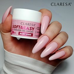 CLARESA STAVEBNÝ GÉL NA NECHTY SOFT&EASY BABY PINK 12G_2