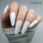 Gél lak CLARESA® Top No Wipe Glitter Silver 5ml