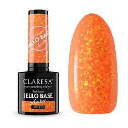 Gél lak CLARESA Rainbow JELLO base amber 5ml