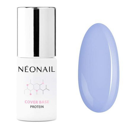 Gél lak NeoNail® Cover Base Protein - Pastel Blue 7,2_2
