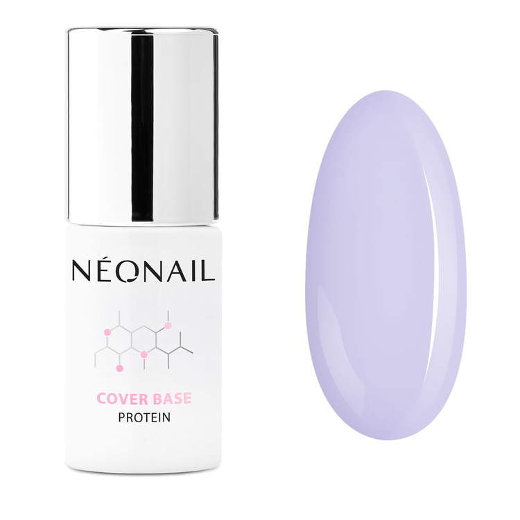 Gél lak NeoNail Cover Base Protein - Pastel Lilac 7,2ml