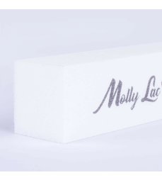 Brúsny blok na nechty Molly Lac biely  100/100