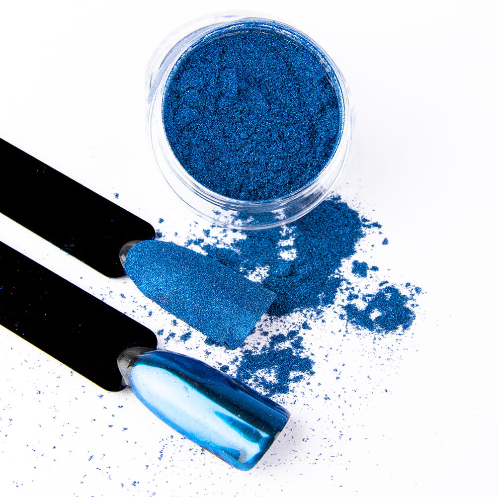 Pigmentový prášok Glass effekt Blue 8