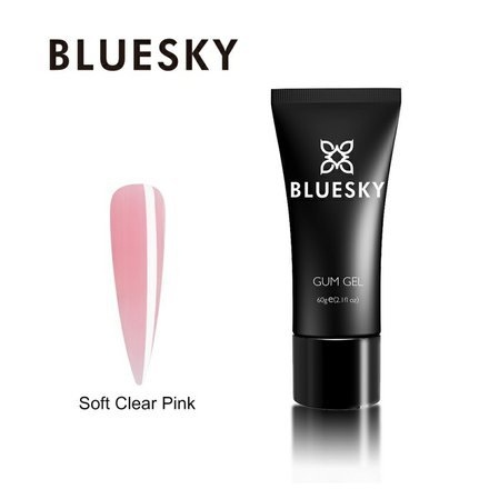 Bluesky UV LED polygél soft clear pink 60 g