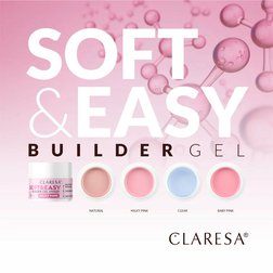 CLARESA STAVEBNÝ GÉL NA NECHTY SOFT&EASY CLEAR 12G_3