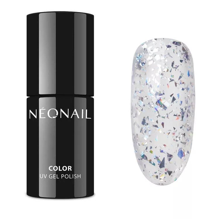Gél lak Neonail® Silver Confetti 7,2 ml