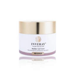 Inveray stavebný UV/LED Gél na nechty BB gold 50ml_3