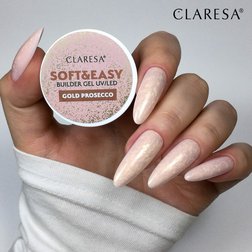 CLARESA STAVEBNÝ GÉL NA NECHTY SOFT&EASY GOLD PROSECCO 12G_3