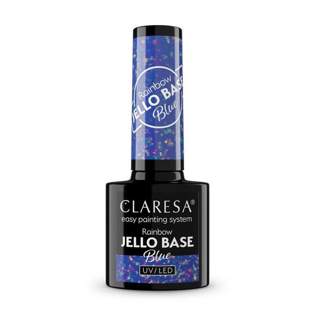 Gél lak CLARESA Rainbow JELLO base Blue 5ml