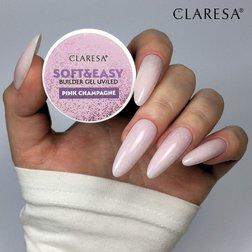 CLARESA STAVEBNÝ GÉL NA NECHTY SOFT&EASY PINK CHAMPAGNE 12G_4