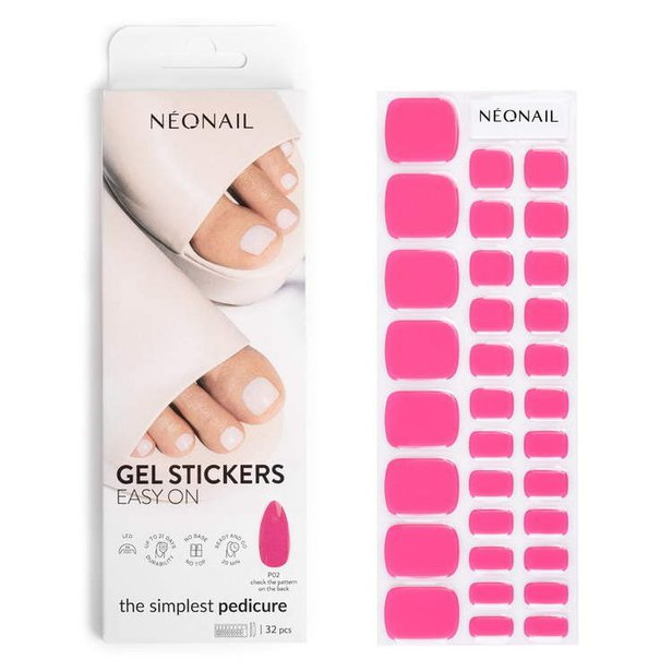 NeoNail Gélové nálepky Easy On P02 - pedikúra_5