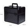 NeoNail® luxusný kozmetický kufrík čierny M_2