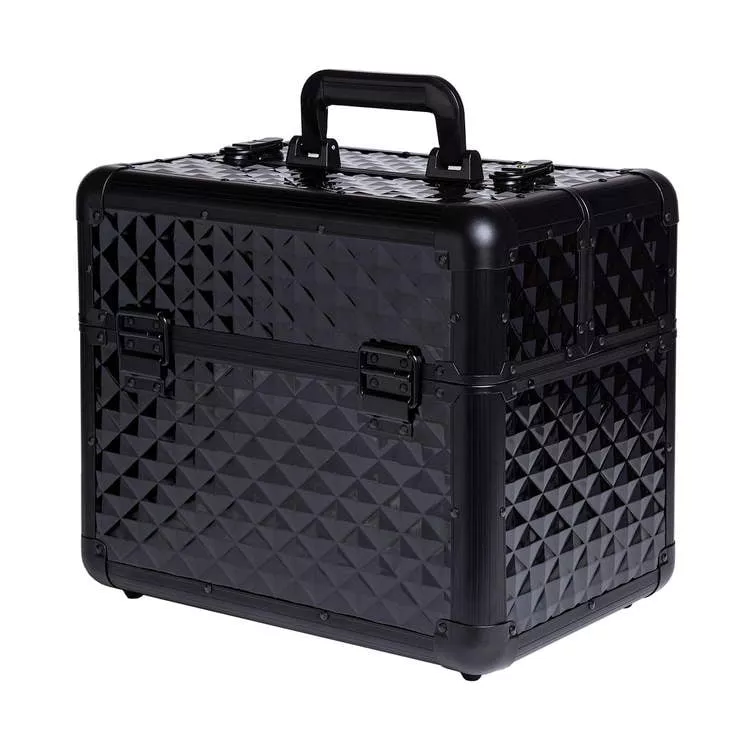 NeoNail luxusný kozmetický kufrík čierny M