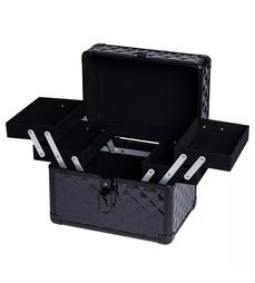 NeoNail luxusný kozmetický kufrík čierny S