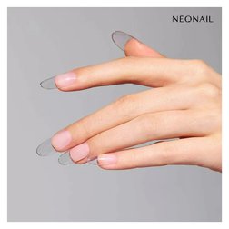 Neonail flex. nech. špičky na predĺž. nechtov Invisible Flexi Tips 01 Clear Oval 2