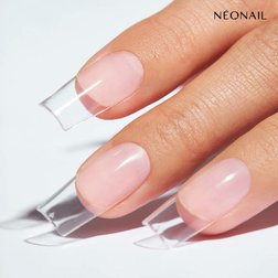 Neonail flex. nech. špičky na predĺž. nechtov Invisible Flexi Tips 02 Clear Square 300ks 2