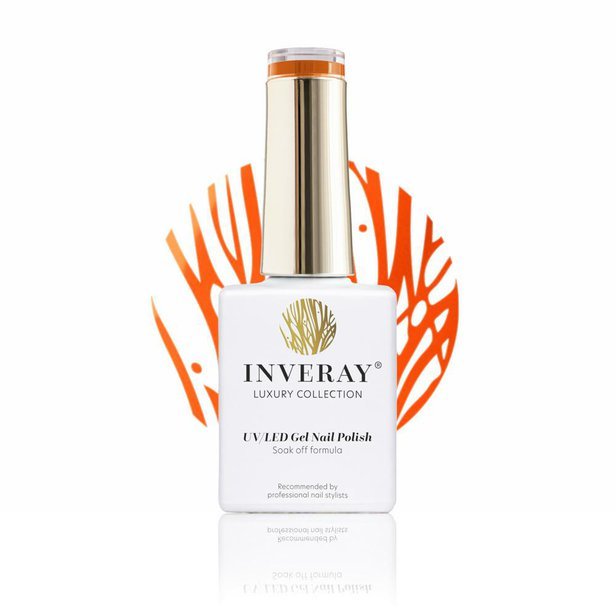 Inveray UV/LED Gél lak N°134 CLEMENTINE 10ml_2