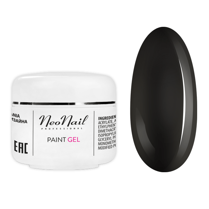 Paint UV gél 5ml NeoNail  - Black Pearl