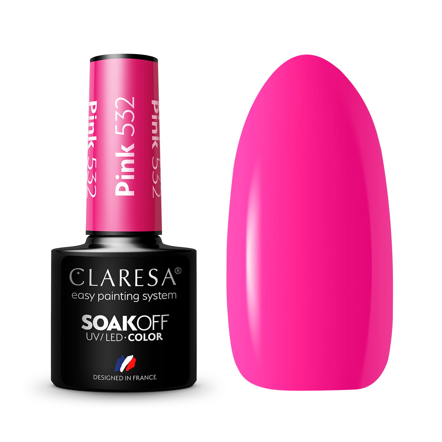 Gél lak CLARESA® Pink 532 5ml