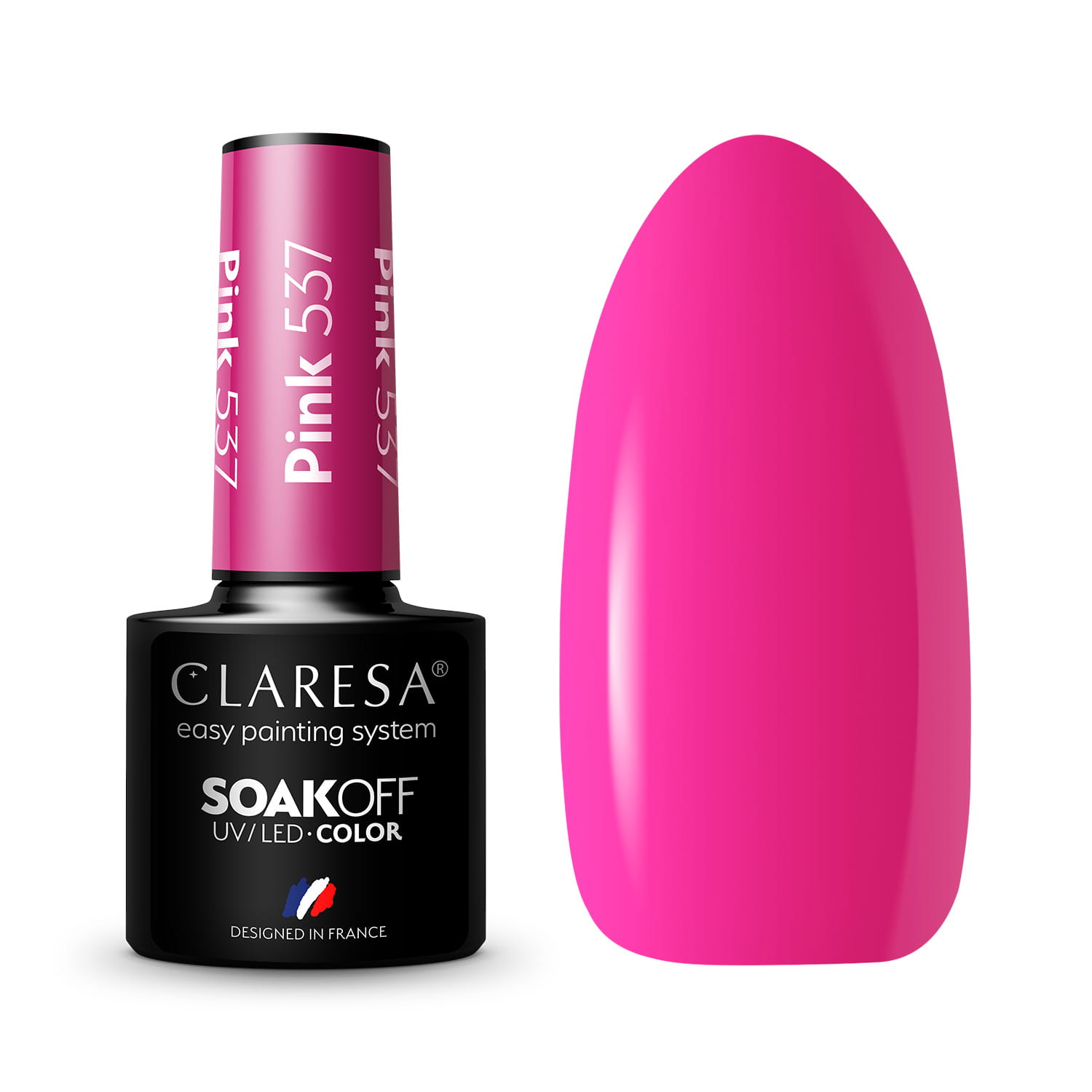 Gél lak CLARESA® Pink 537 5ml