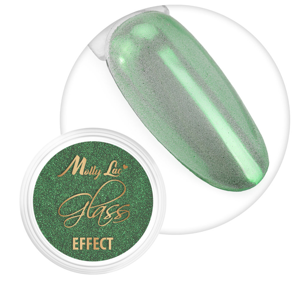 Pigmentový prášok Glass effekt Green 9