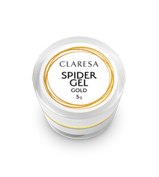 Spider LED-UV gél 5ml Claresa zlatý